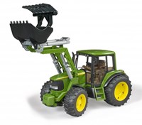 Bruder John Deere Traktor Spielzeug mit Frontlader - Maßstab 1:16-3