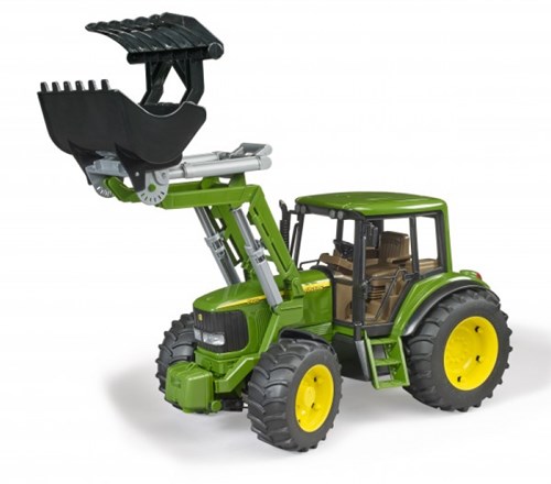 Bruder John Deere Traktor Spielzeug mit Frontlader - Maßstab 1:16-3