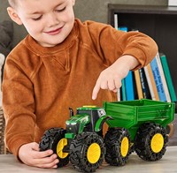 Britains Traktor Spielzeug John Deere mit Licht und Sound und Anhänger-3