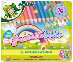 Jolly Jolly Kleurpotloden Pastello Bello16 stuks