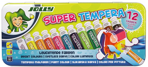 Jolly Jolly Super Tempera 7,5 ml 12 Stück