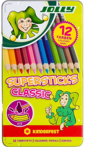 Jolly Jolly Supersticks Classic Buntstifte 12 Stück