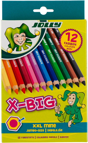 Jolly Jolly X-BIG Buntstifte 12 Stück