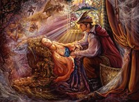 Grafika Josephine Wall - Dornröschen - 2000 Teile