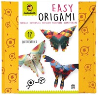 Ludattica Origami Spielzeug - Schmetterlinge Bastelset Papier Filz 12 Stück-2