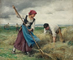 D-Toys Kunst Puzzle Julien Dupré The Harvesting of the Hay - 1000 Teile