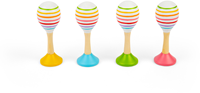 BigJigs Holz Musikspielzeug Junior Maraca Set - buntes Baby und Kleinkind Spielzeug