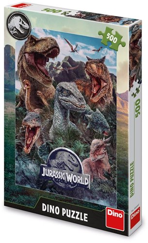 Dino Puzzle Jurassic World - Dinosaurier Puzzle 500 Teile-2