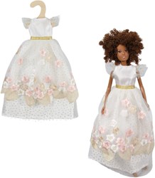 Heless Modepuppe Kleid Kirschblüte 29 cm Puppenkleidung rosa