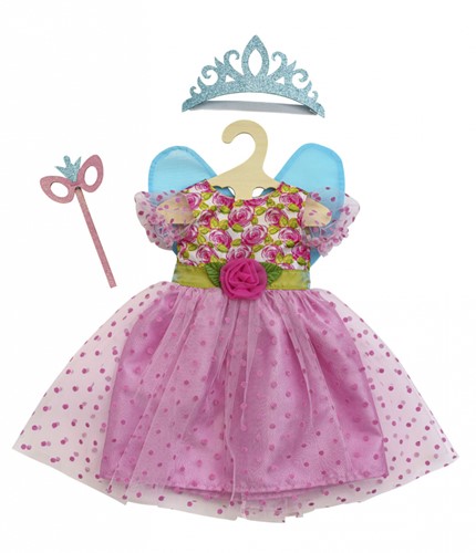 Heless Puppenkleid Prinzessin Lillifee mit Flügeln, Krone und Maske 35-45cm