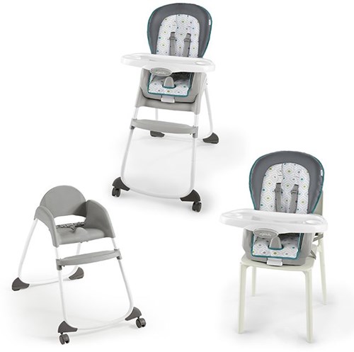 Ingenuity Hochstuhl 3-in-1 Trio Kinderstuhl grau Baby Kleinkindstuhl
