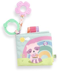 Ingenuity Babybuch Plüsch Soft Book Deni mit Aktivitäten und Beißring