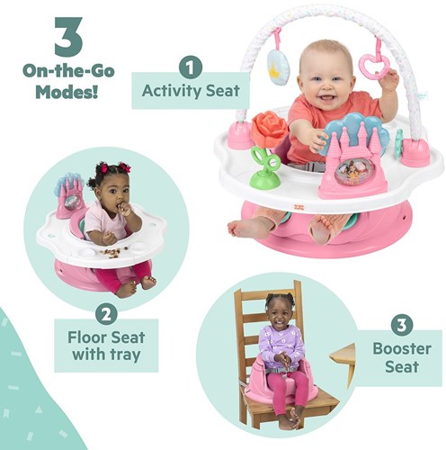 Bright Starts Disney Princess Kleinkindstuhl 3-in-1 Sitz Spielspaß-3