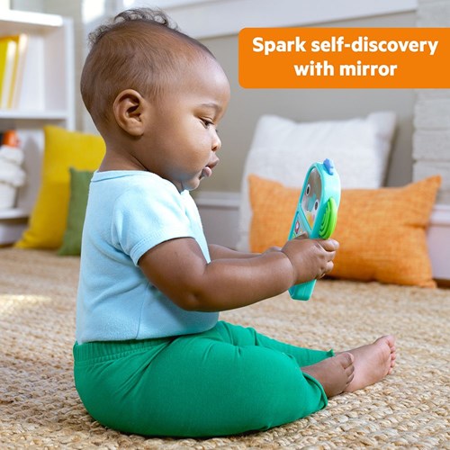 Bright Starts Baby Telefon Elephone - interaktives Spielzeug ab 6 Monaten