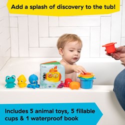 Baby Einstein Badespielzeug Opus Bath Pals 11-teiliges Badeset multicolor