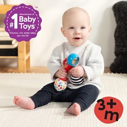 Baby Einstein musikalisches Spielzeug Maracas - bunte Rasseln für Babys