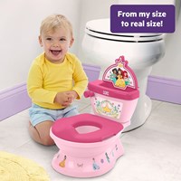Bright Starts Disney Princess Töpfchen 2in1 - Trainingshilfe für Kleinkinder-2