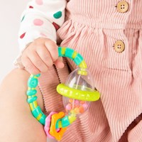 Bright Starts Rassel und Beißspielzeug blau für Babys-3