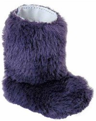 Käthe Kruse Puppenstiefel lila - Fell Boots für Puppen 39-41 cm