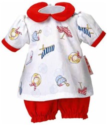 Mussel Dress with Play Pants | 30/33cm