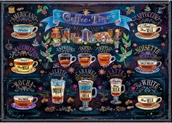 Trefl Puzzle Coffee Time 500 Teile - Puzzle für Kaffeeliebhaber