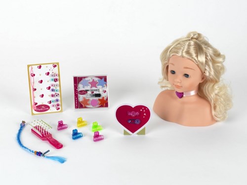 Klein Kapkop Princess Coralie (blond/roze)-2
