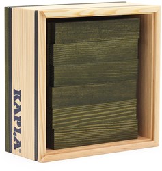 Kapla Holzbauplatten 40 dunkelgrün im Handumdrehen