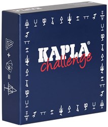 Kapla Bauset - KAPLA Challenge Deutsch 12 Herausforderungskarten 16 natürliche Planken