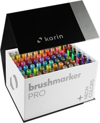 Karin Karin Brushmarker Pro Mega Box Plus 72 Stück