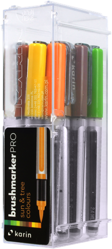 Karin Karin Brushmarker Pro Set Sonne und Baum 12 Stück