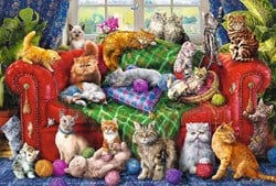 Trefl Puzzle Katzen Tiere - 1500 Teile Puzzle