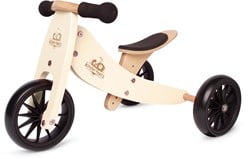 Kinderfeets 2-in-1 Holz Balance Fahrrad Dreirad von 1 Jahr Tiny Tots - Creme