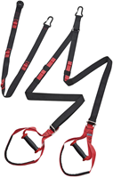 Fitness-Mad Suspension Trainer Pro - Schwarz Rot - Trainingssystem