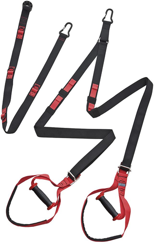 Fitness-Mad Suspension Trainer Pro - Schwarz Rot - Trainingssystem