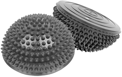 Fitness-Mad Balance Pods grau - Balance Trainer Dome Paar 16,5cm