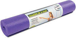 Fitness-Mad Yogamatte Warrior II 4mm lila – rutschfest und komfortabel