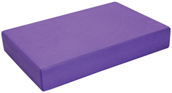 Fitness-Mad Yoga Block lila - EVA Schaumstoff - 30x20x5cm - Yoga Zubehör