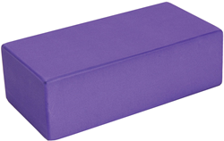 Fitness-Mad Yoga Block lila Hi-Density 22x11x7cm Unterstützung