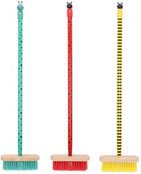 Esschert Design Kinderbesen Spielzeug Insekten 87cm für drinnen und draußen