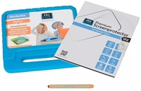 KidsCover iPad 10.9 schwarzes Set - INKLUSIVE Stylus & Glas-Screenprotector - Hülle für Kinder - kindersicher - iPad Air 2022