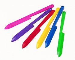 Weible Knet Knetmesser Set - 20 Stück - 6 Farben - kreatives Spielzeug