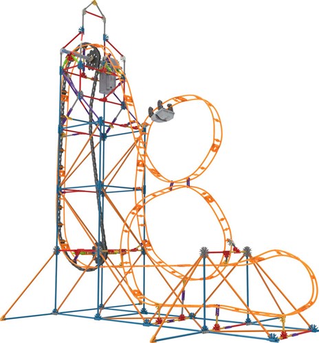 K'nex Achterbahn Bausatz - Amazin 8 Rollercoaster STEM Spielzeug-2