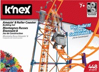 K'nex Achterbahn Bausatz - Amazin 8 Rollercoaster STEM Spielzeug