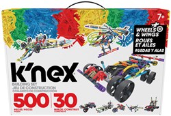 K'nex Bauset Wings and Wheels - 500 Teile - 30 Modelle - STEM Spielzeug