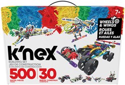 K'nex Bauset Wings and Wheels - 500 Teile - 30 Modelle - STEM Spielzeug