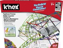 K'nex Achterbahn Bausatz Typhoon Frenzy - STEM Spielzeug - Mehrfarbig