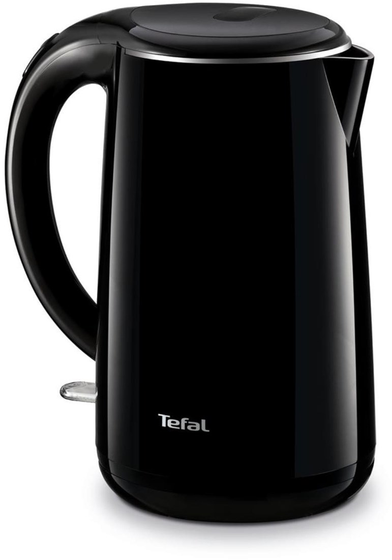 Tefal Wasserkocher Safe'Tea 1,7L doppelwandig schwarz sicher energiesparend