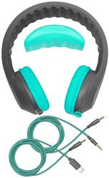 KidsCover EduFlex Aqua Kopfhörer – Kopfhörer mit Lautstärkebegrenzung – Bekannt aus der Schule – Für Kinder – USB-C







