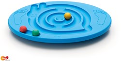 Eduplay Balance Board blau - Motorikspielzeug mit Labyrinth und Kugeln