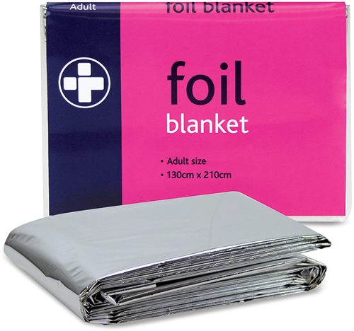 Notfall-Foliendecke 130 x 210 cm (6er-Pack) 